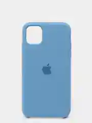 Голубой чехол Silicone Case для iPhone 11