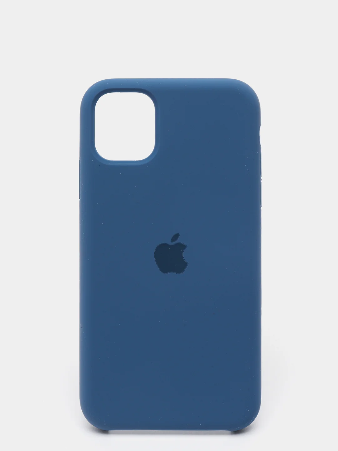 Синий меланж чехол Silicone Case для iPhone 11