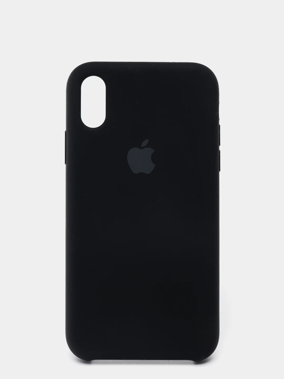 Черный чехол Silicone Case для iPhone XR