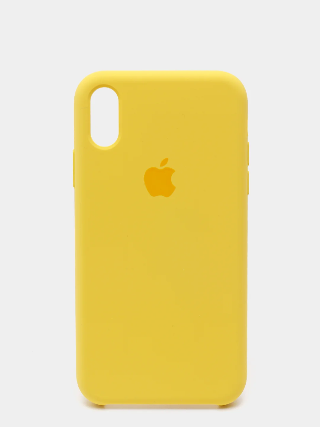 Желтый чехол Silicone Case для iPhone XR