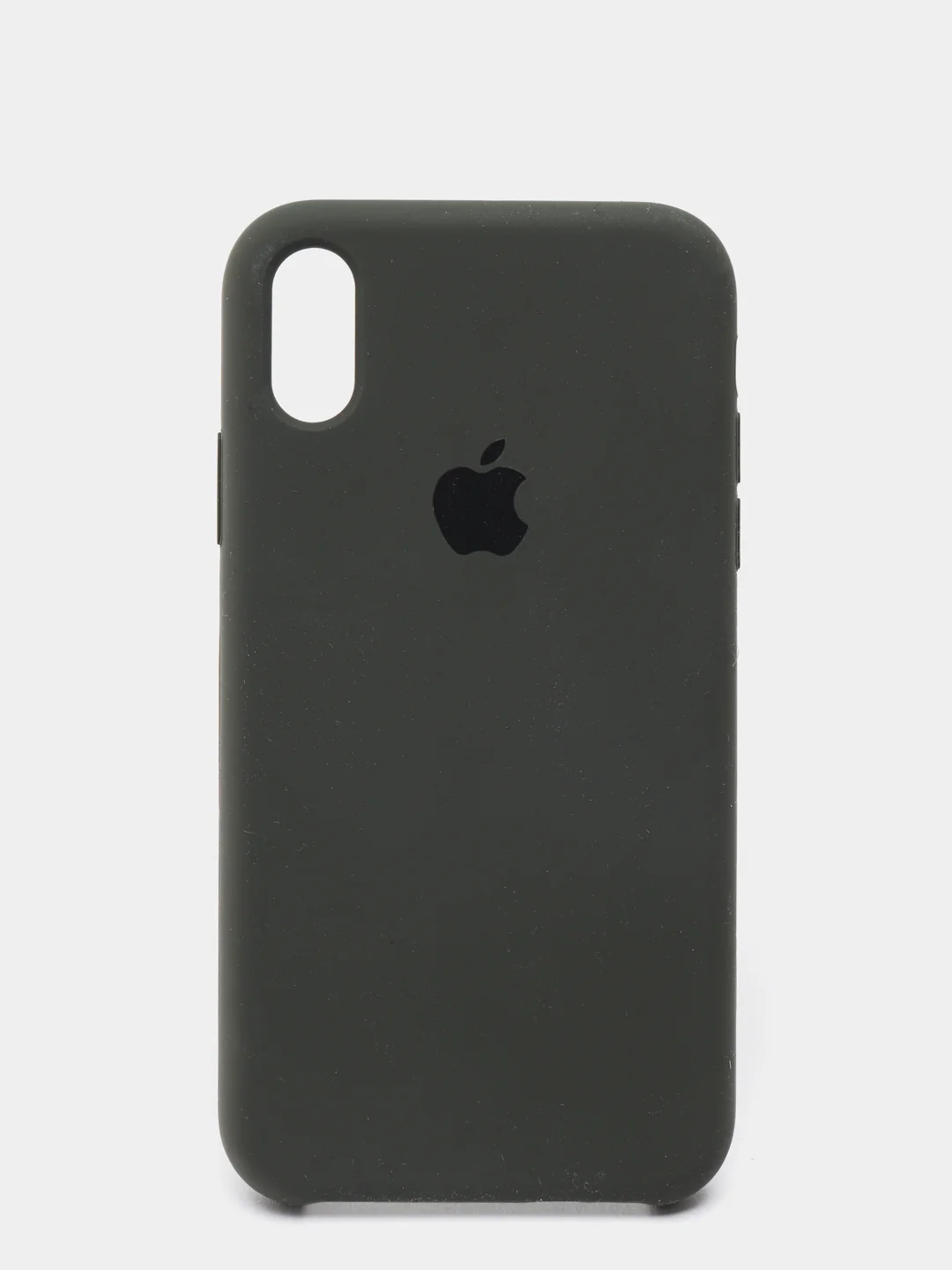 Коричневый чехол Silicone Case для iPhone XR