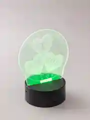 Черный светодиодный ночник "I love you"