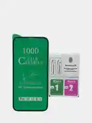 Жидкое керамическое стекло 100 D на IPhone 7/8, SE, XS Max/11 Pro Max, 12 mini/12/12 Pro