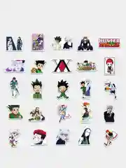 Стикерпак аниме "Hunter x hunter" №2, 50 шт, стикеры, наклейки, набор стиков, комплект