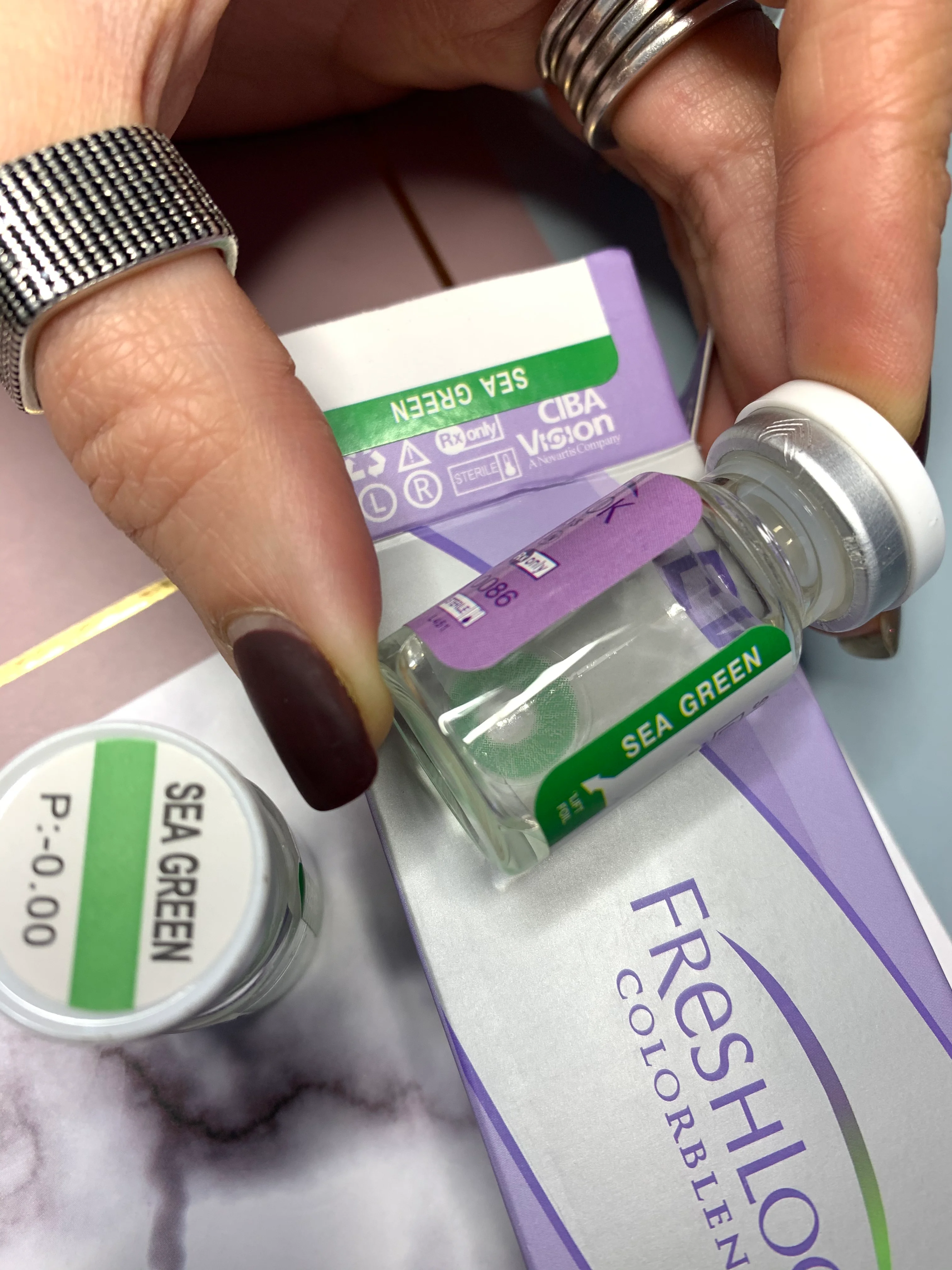 Голубой цветные контактные линзы FreshLook ColorBlends, 2 штуки в упаковке