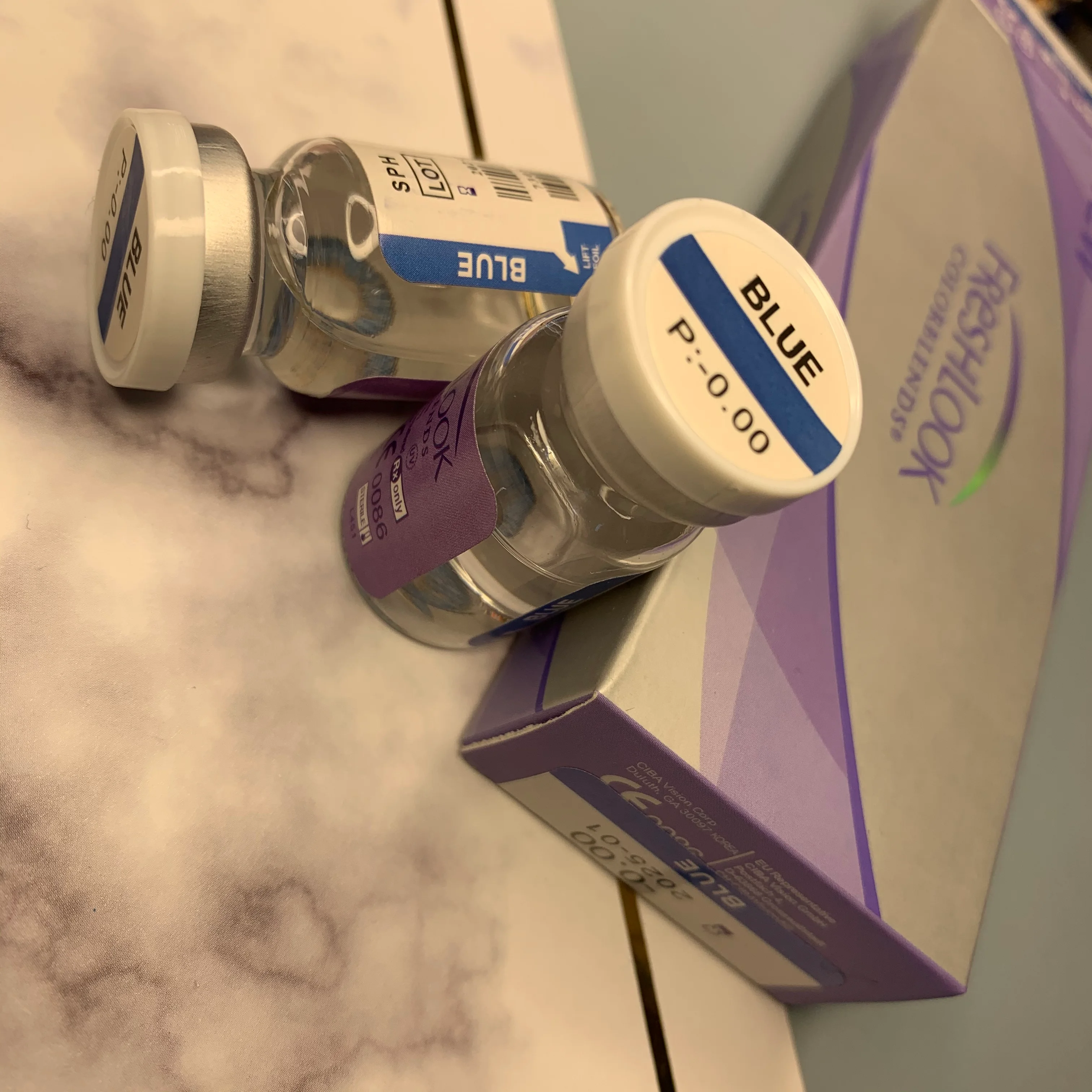 Голубой цветные контактные линзы FreshLook ColorBlends, 2 штуки в упаковке