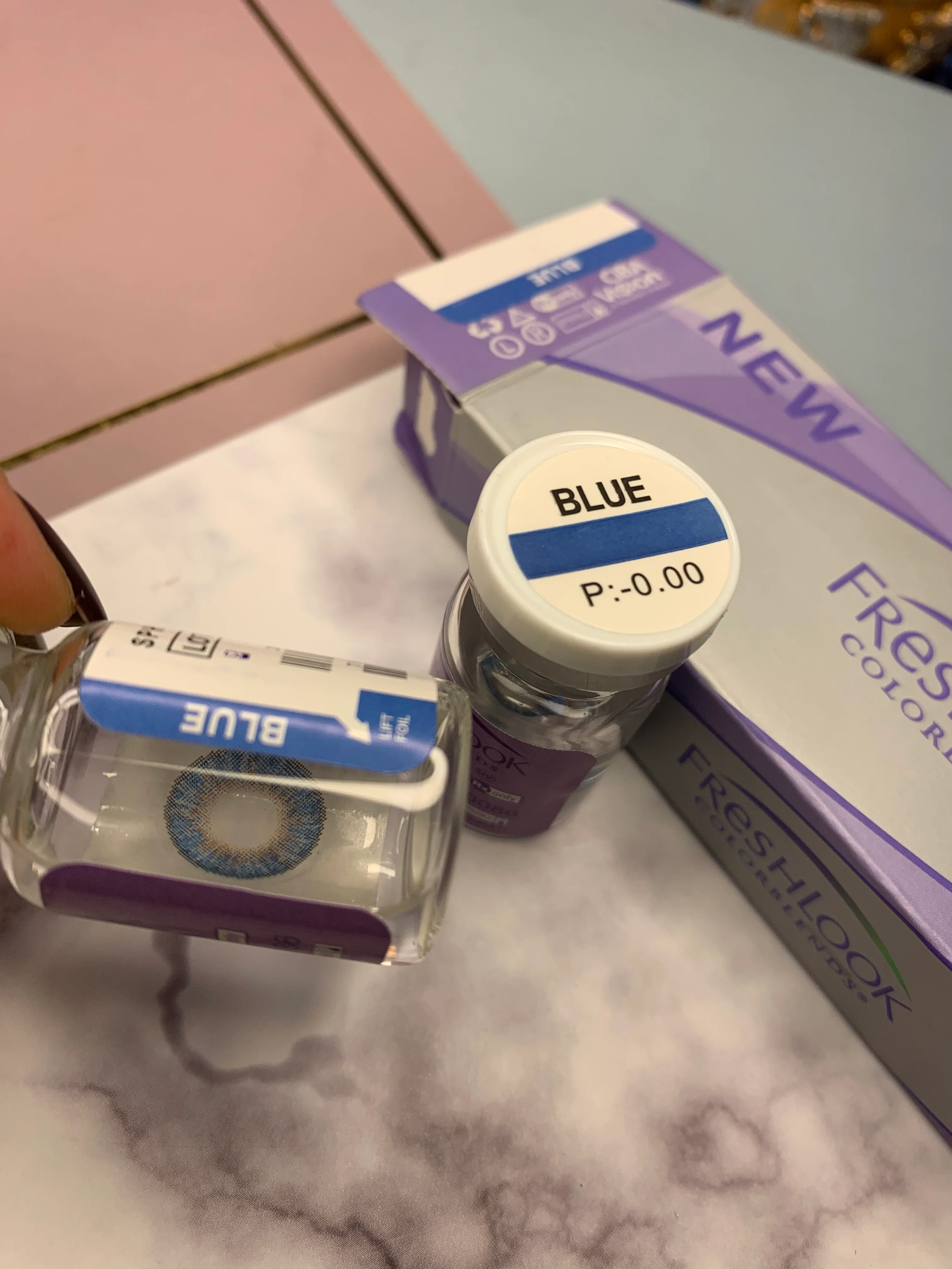 Голубой цветные контактные линзы FreshLook ColorBlends, 2 штуки в упаковке