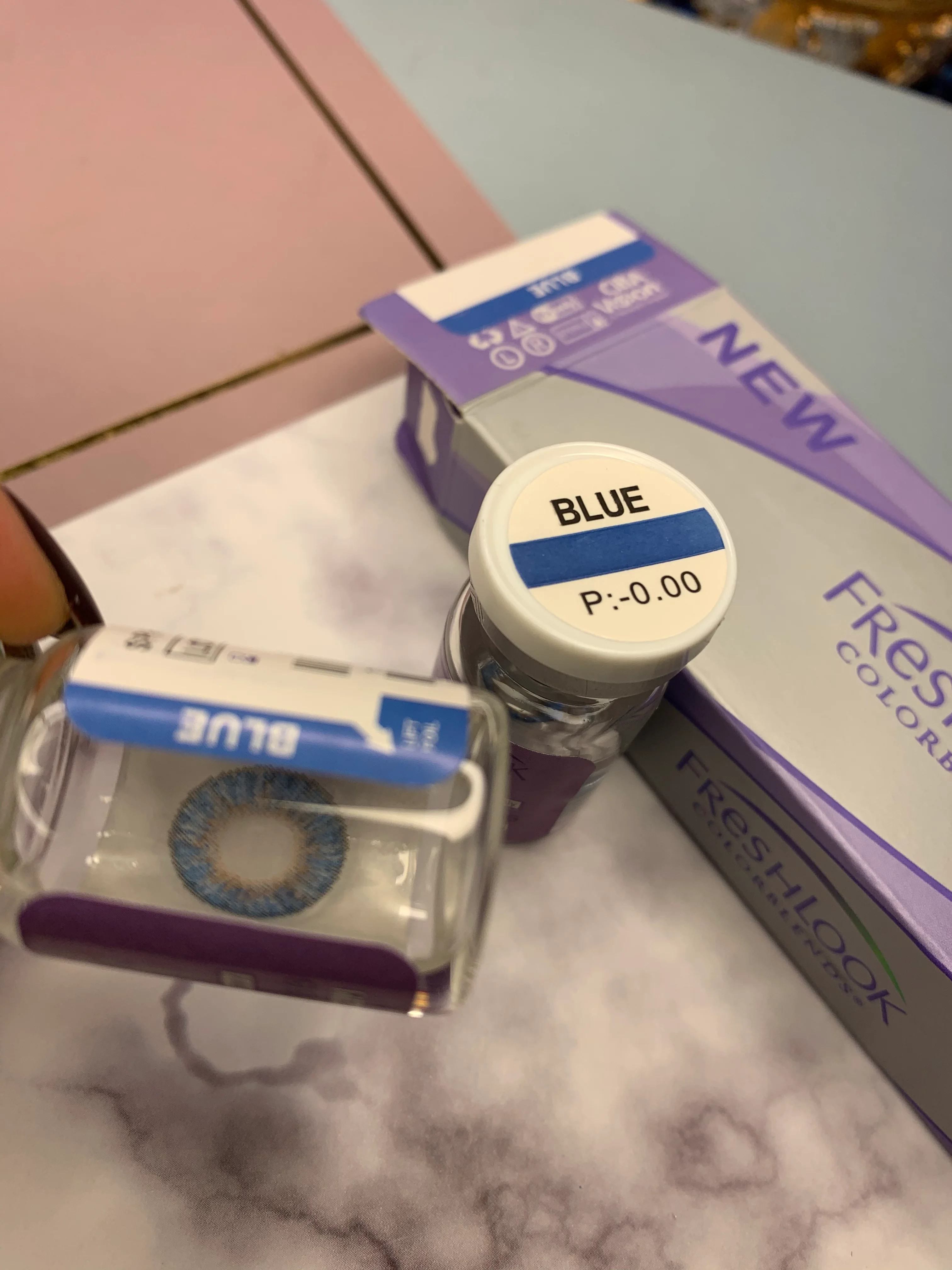 Голубой цветные контактные линзы FreshLook ColorBlends, 2 штуки в упаковке