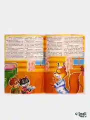 Зеленый "лесные сказки", для детей на русском языке с переводом на татарский язык