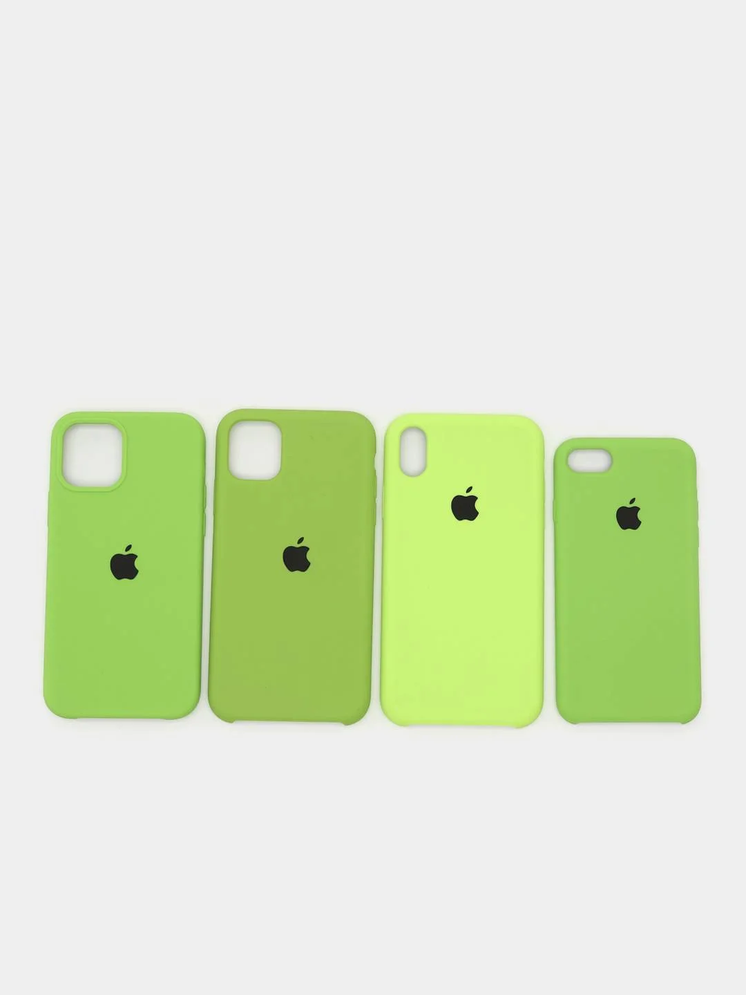 Лайм чехол силиконовый iPhone 6, 6S, 7, 8, X, XS, XR, 11, 12 Soft Touch