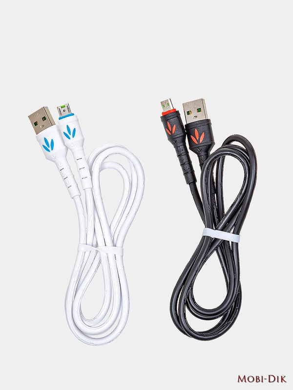 Кабель USB IRON Selection SR-15m, 1A, 1 м, резиновый, круглый, с рисунком