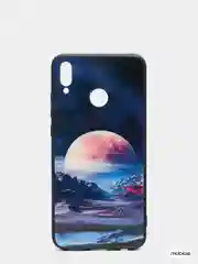 Синий чехол Honor 8X с принтами