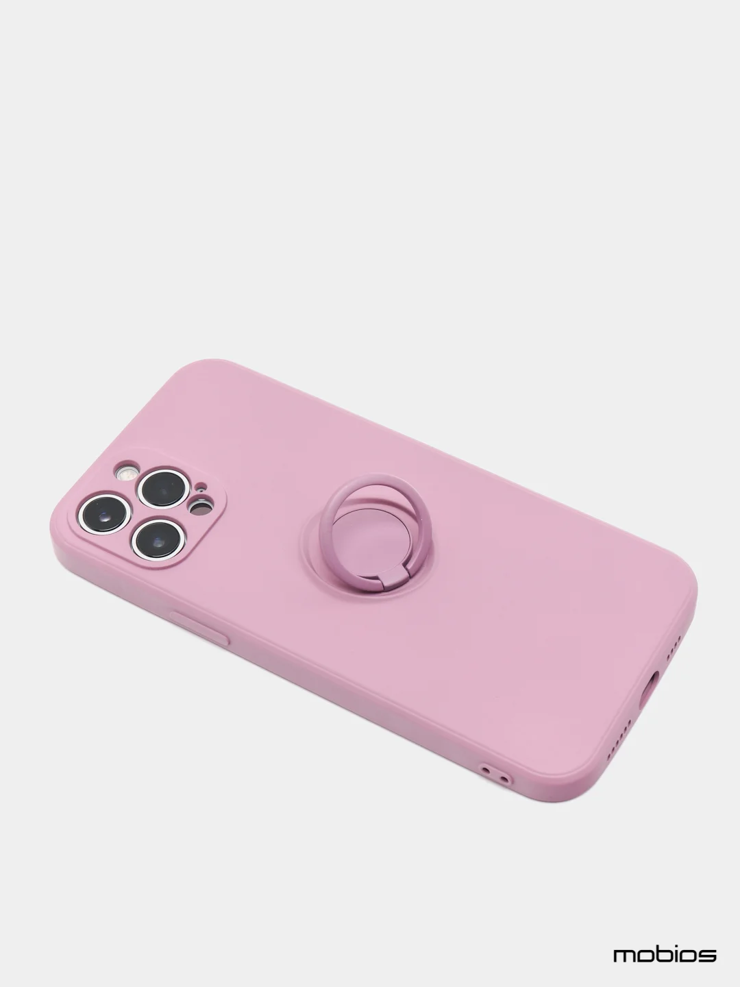 Чехол силиконовый с кольцом на iPhone 12 Pro Max mobios