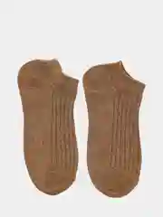 Носки в рубчик из органического хлопка укороченные (unisex)