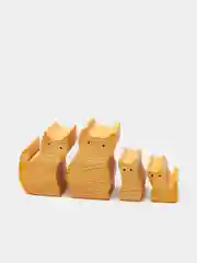 Игрушка деревянная "Котики"