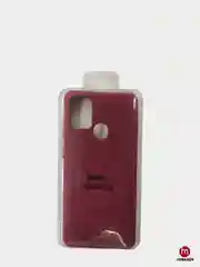 Багровый чехол Siliconе Case для Samsung A21S самсунг A21S