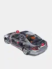 Автомобильный складной монитор - 4,3 дюйма HD