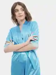 Черный халат женский, домашний