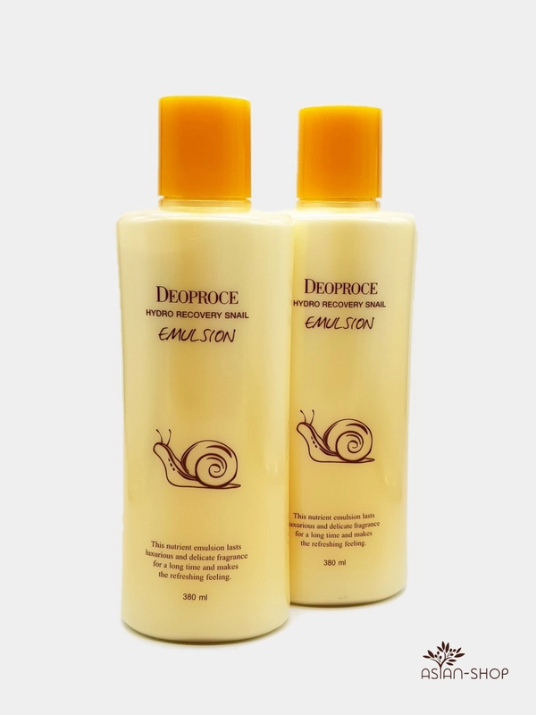 Эмульсия для лица улиточная Deoproce Hydro Recovery Snail Emulsion, 380 мл