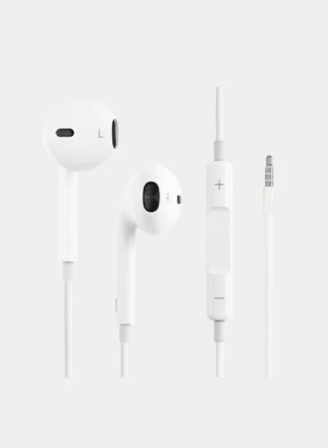 Черный наушники проводные, для IPhone и других устройств с разъёмом jack 3,5 мм
