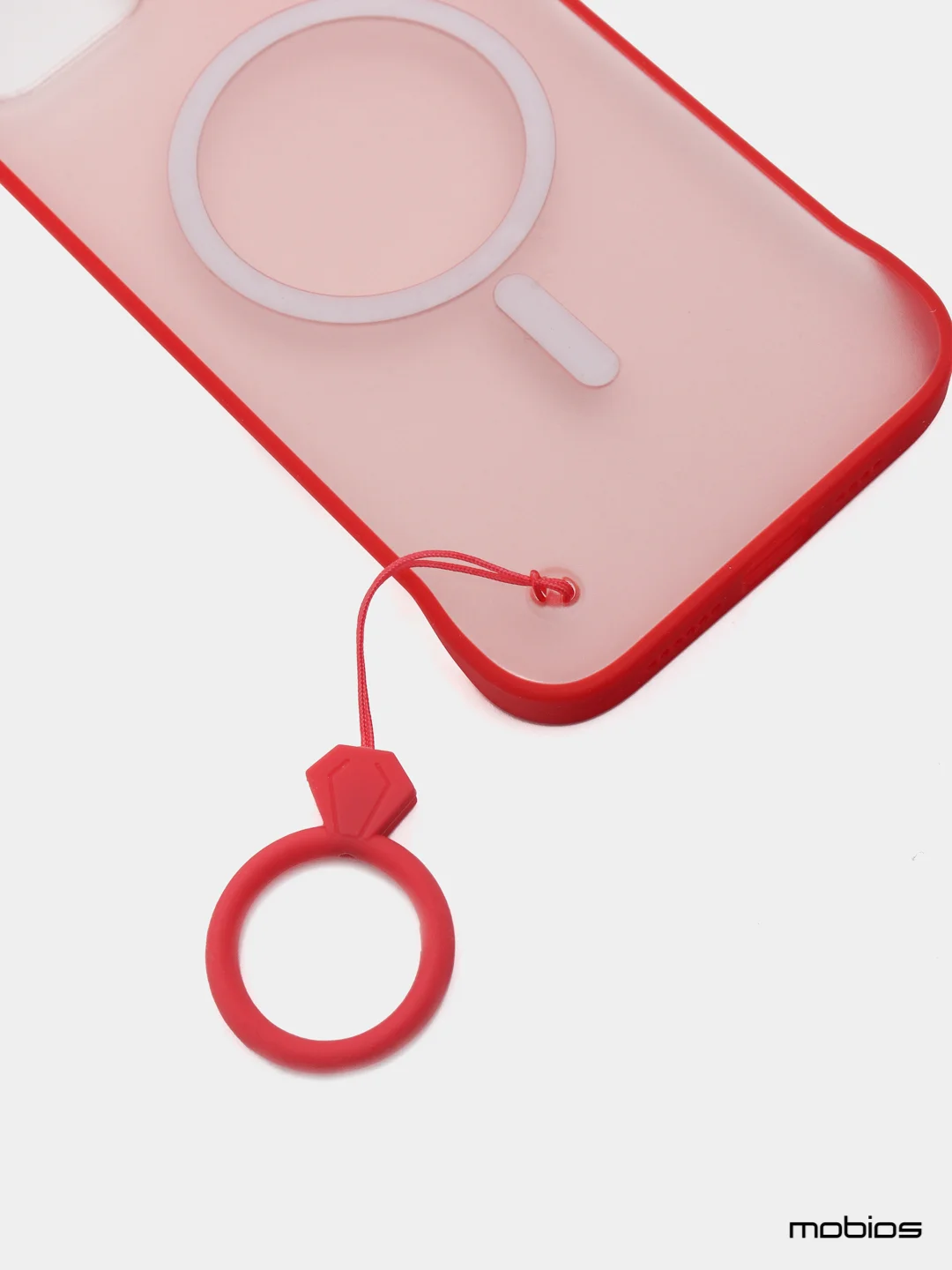 Красный чехол-накладка iPhone 12 и iPhone 12 Pro