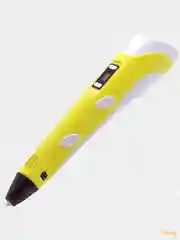 Желтый 3d ручка "3D Pen-2" с пластиком