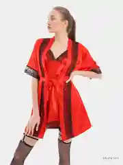 Халат с пеньюаром