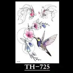 Мятный временная татуировка 148 * 210 мм/переводная татуировка