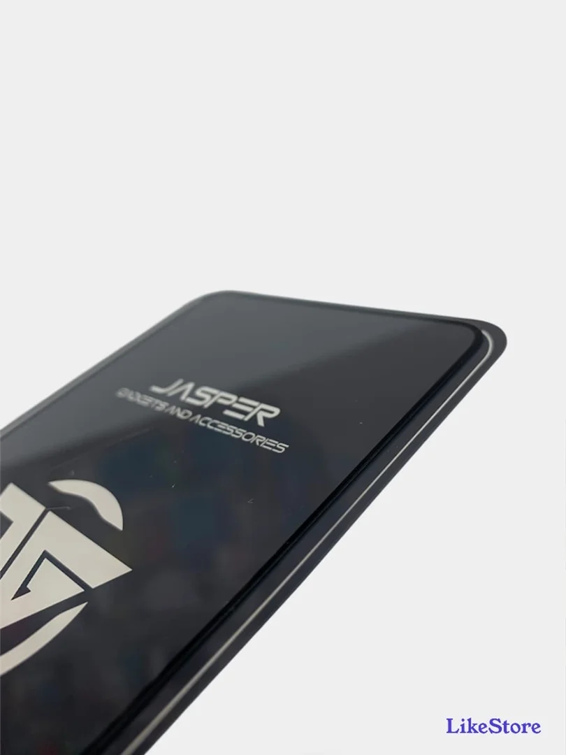 Фирменное защитное стекло на Samsung A51, тонкие рамки, Jasper