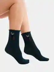 Зеленый носки женские