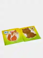Книга для купания Bondibon "Кто что ест",  12х12 см