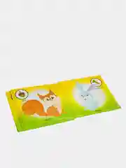 Книга для купания Bondibon "Кто что ест",  12х12 см