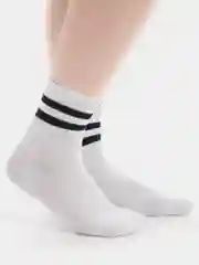 Белый носки хлопковые спортивные