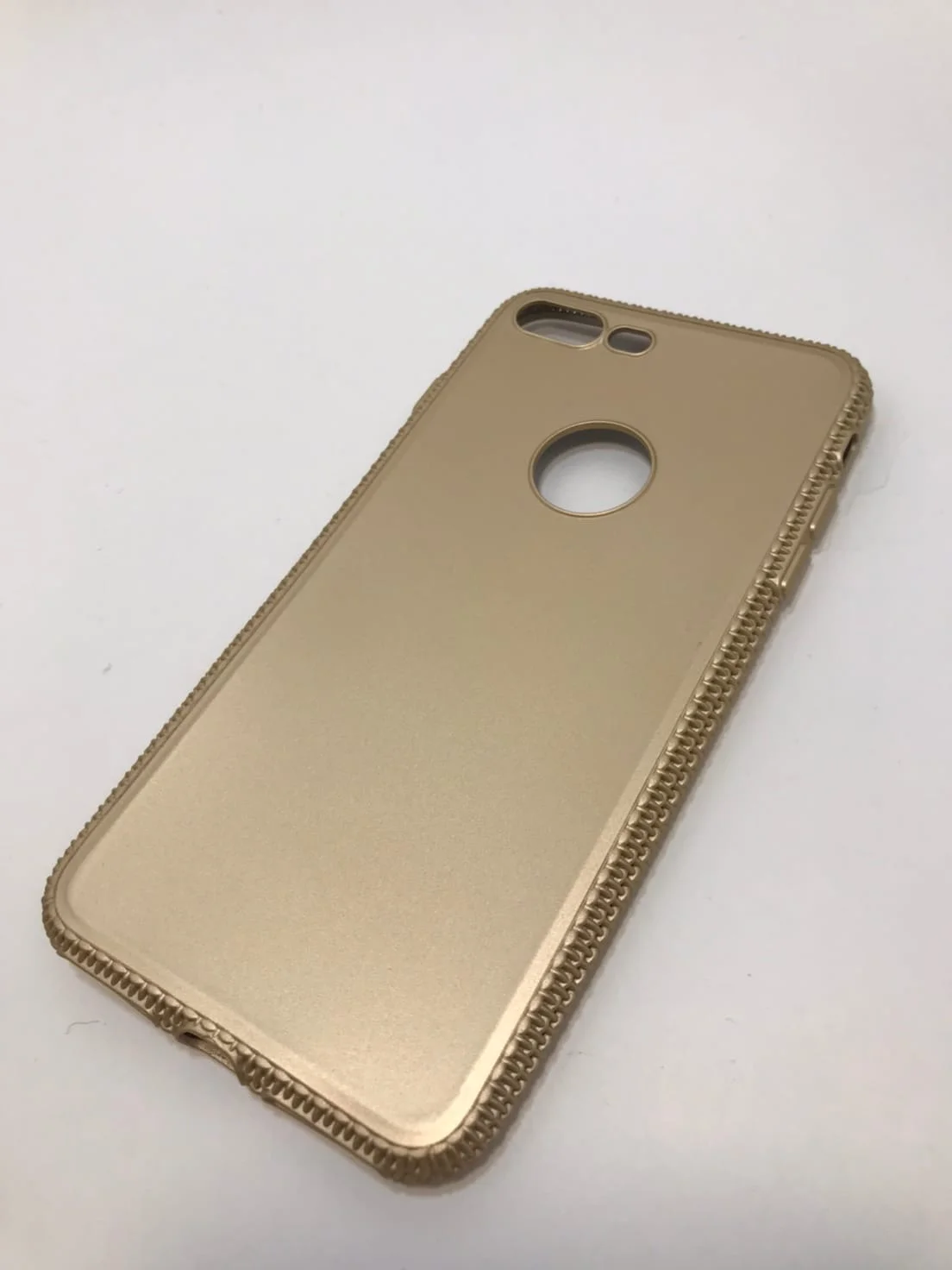 Защитный силиконовый чехол для iPhone 7 Plus, 8 Plus, блестящий