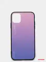 Пурпурный чехол для iPhone 11 Pro, из закалённого стекла, 7 цветов