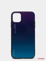 Голубой чехол для iPhone 11 Pro, из закалённого стекла, 7 цветов