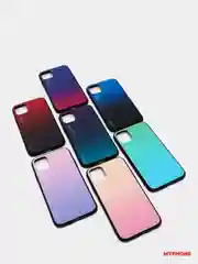 Чехол для iPhone 11 Pro Max, из закалённого стекла, 7 цветов