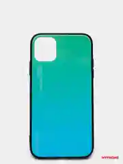 Бирюзовый чехол для iPhone 11 Pro Max, из закалённого стекла, 7 цветов