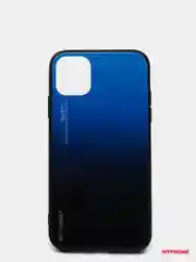 Синий чехол для iPhone 11 Pro Max, из закалённого стекла, 7 цветов