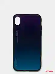 Голубой чехол для iPhone XS Max, из закалённого стекла, 7 цветов