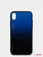 Синий чехол для iPhone XS Max, из закалённого стекла, 7 цветов