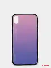 Пурпурный чехол для iPhone XS Max, из закалённого стекла, 7 цветов