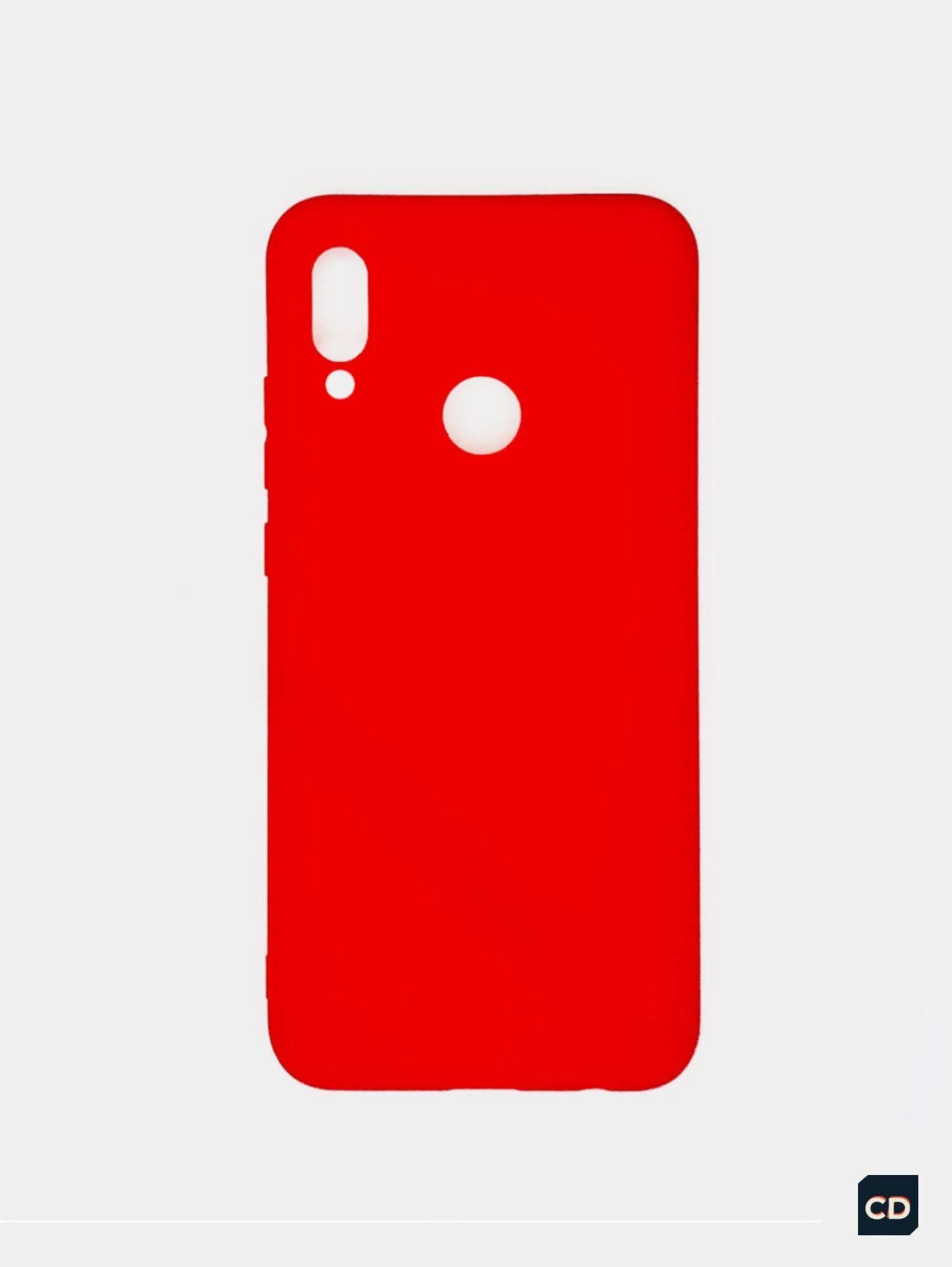 Красный чехол Huawei Honor 10 Lite, Huawei P Smart 2019 силиконовый, цветной, матовый