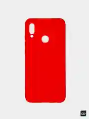 Красный чехол Huawei Honor 10 Lite, Huawei P Smart 2019 силиконовый, цветной, матовый