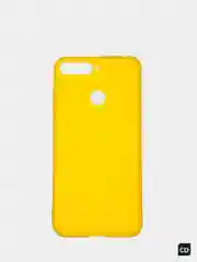 Желтый чехол Huawei Y6 2018, Honor 7C, Honor 7A Pro, Y6 Prime (5,7") силиконовый