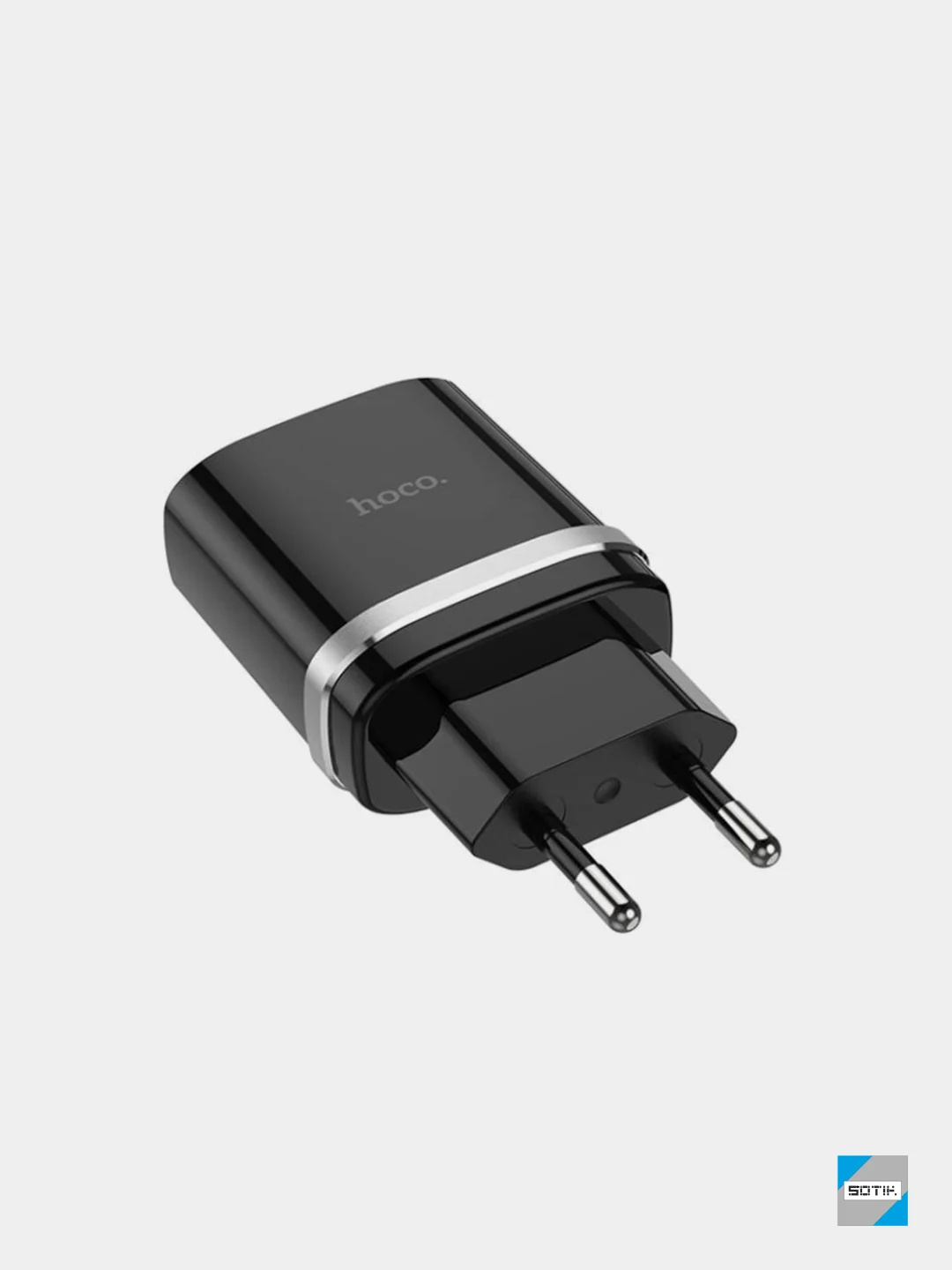 Белый сетевое зарядное устройство HOCO C12Q (QC3.0, до 3A, 18W)