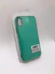 Бирюзовый защитный силиконовый чехол для iPhone XR