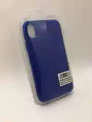 Синий защитный силиконовый чехол для iPhone XR