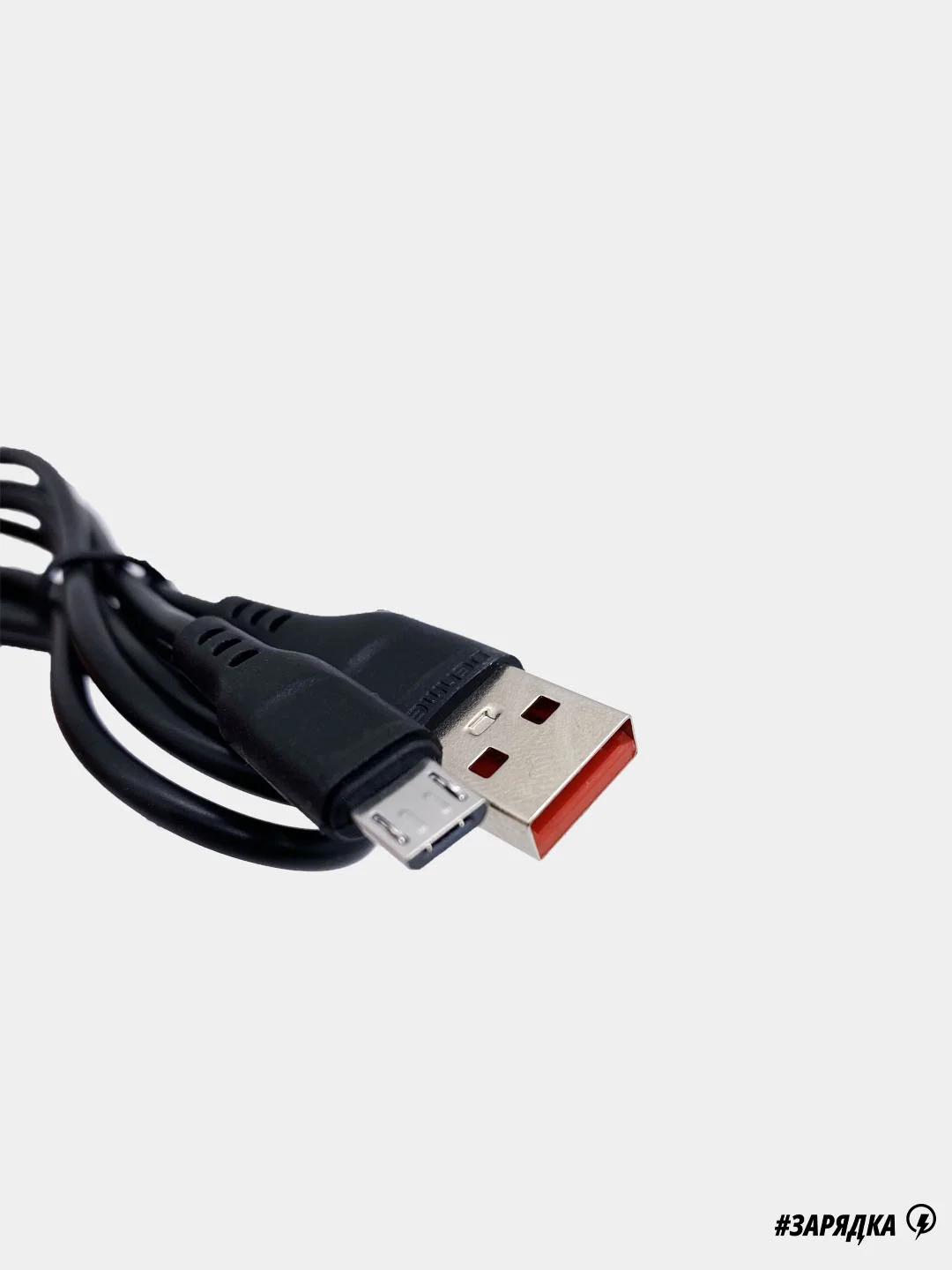 Черный кабель micro USB, 2.4A, 1 м, Denmen D01V, черный / Lightning USB, 2.4A, 1 м, Denmen D06L