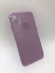 Защитный силиконовый чехол для iPhone X, iPhone XS, блестящий